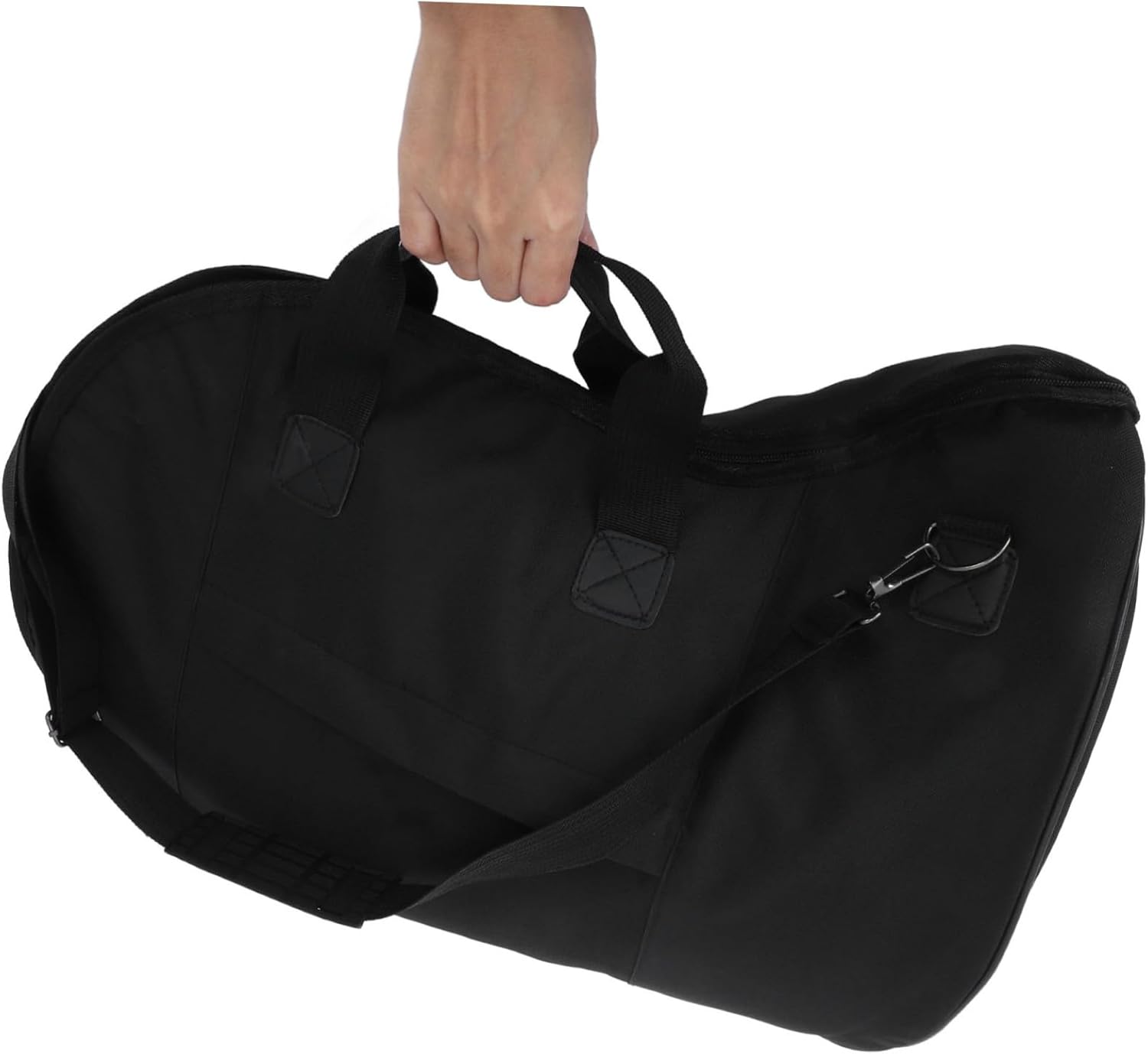 Portable French Horn Bag Single Shoulder Strap Includes Exterior Pocket for Accessories for Students and Professionals Random Color