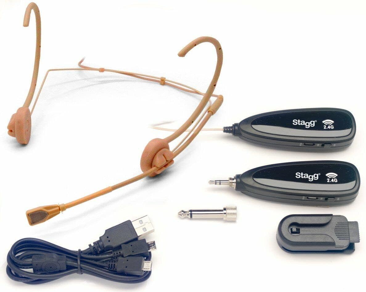 Stagg Wireless Headset Microphone (SUW 10H-BE)