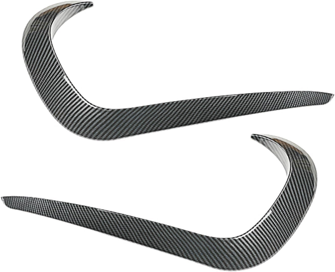 Car Front Fog Light Fender Frame Bumper Grill Styling Decoration Compatible For Benz Glb 2020 2021 X247 180 200 Auto Accessories(Carbon fiber abs)