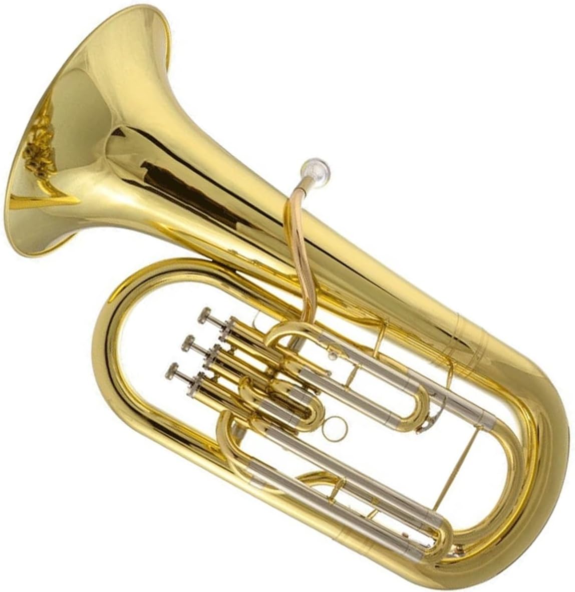 Euphonium B Flat Key Three Professional Brass Instrument Gold Euphonium All-brass Instrument