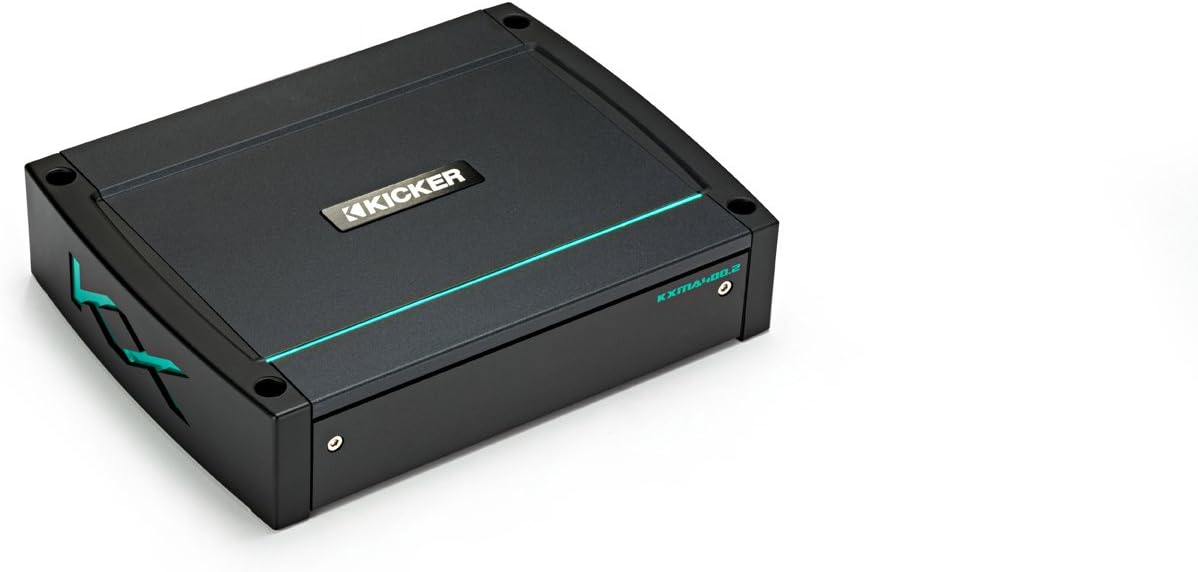 Kicker KXMA4002 KXMA400.2 2x200-Watt Two-Channel Full-Range Class D Amplifier