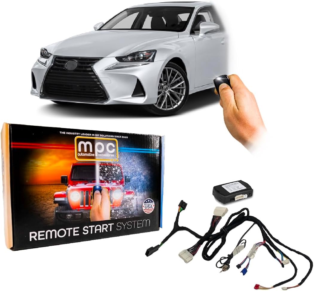 MPC Complete Plug-n-Play Factory Remote Activated Remote Start Kit Compatible with Lexus IS200t 2016-2017 - Firmware Preloaded