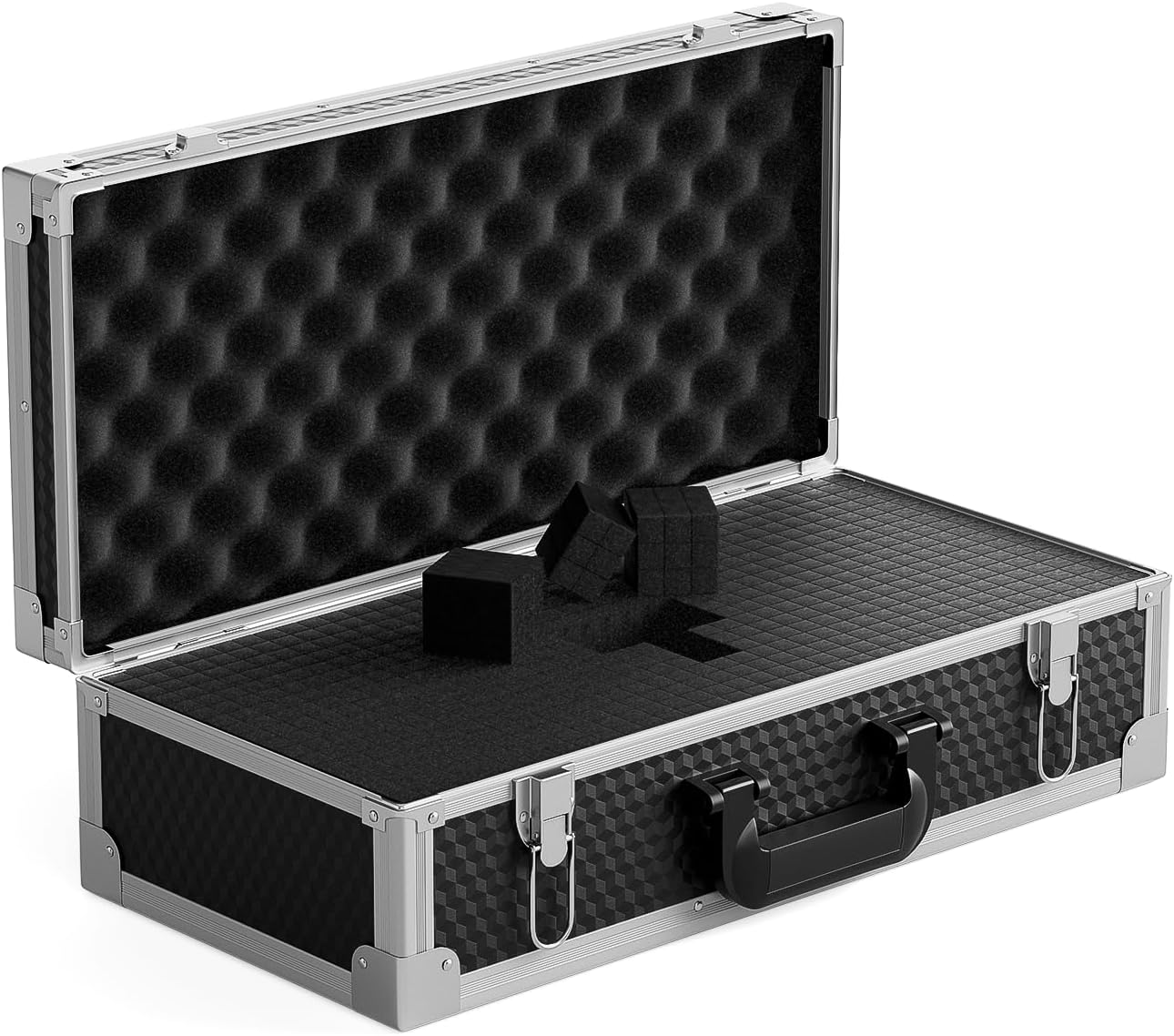 Phenyx Pro Wireless Microphone System PTU-5000-4H Bundle with The Customizable Large Size Carrying Case