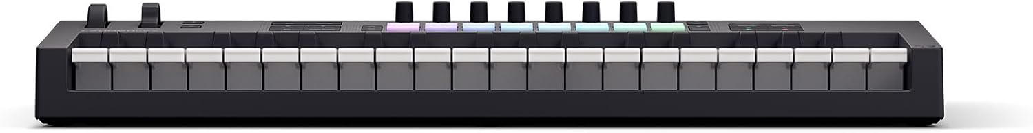 Audiosavings Bundle: Novation LAUNCHKEY 37 MK4 37-Key USB MIDI Ableton Live Keyboard Controller Bundle with Rockville PRO-M50 Studio Headphones w/Detachable Coil Cable, Case+Extra Ear Pad (2 Items)