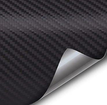VVIVID XPO Black Carbon Fiber Car Wrap Vinyl Roll with Air Release Technology (50ft x 5ft (Full Car Wrap Roll))