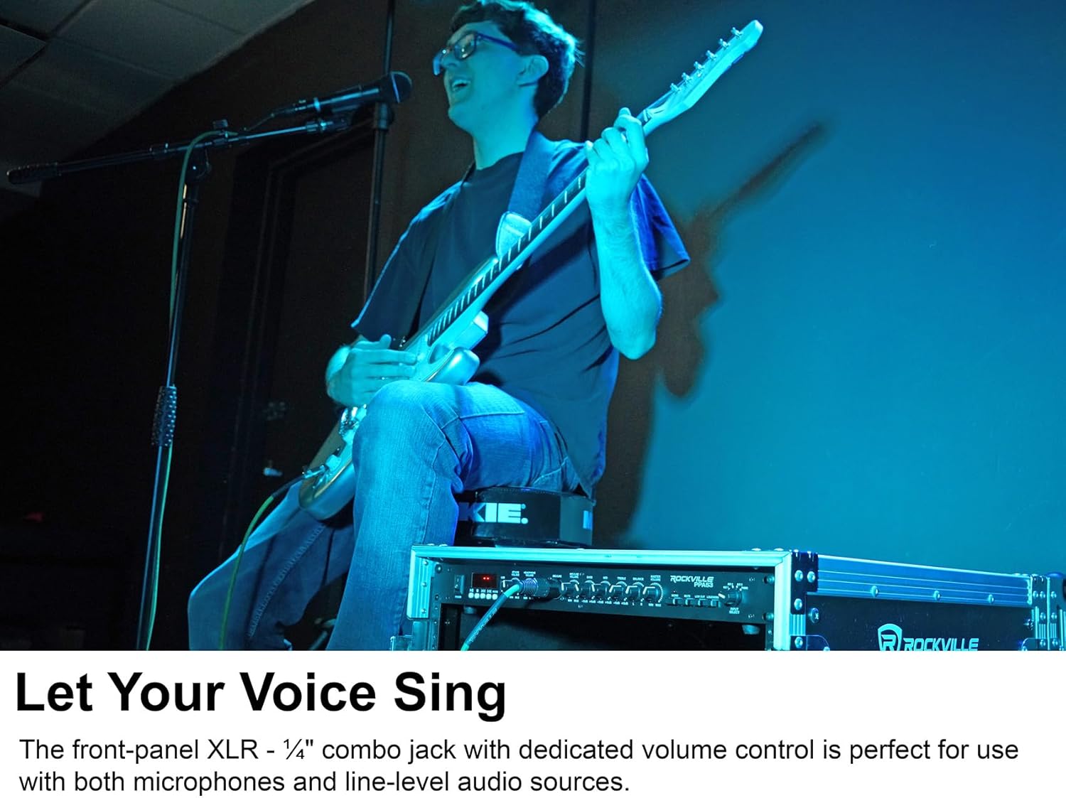 Rockville PPA53 Preamp Pro 1U Preamplifier w/Bluetooth, USB/Computer Interface, Multi-Input, High-Fidelity Audio, for Home Studio Recording & Live Sound