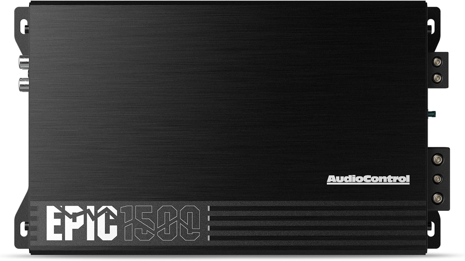AudioControl EPIC1500 EPIC Series 1500 Watt RMS Compact 1-Channel Monoblock Car Audio Subwoofer Amplifier, Class D, Epic Boost, Subsonic Filter, Low Pass Filter, ACR-E Remote Bass Knob, Epicenter Link