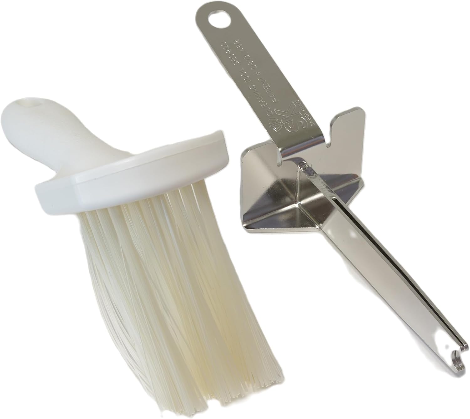 Prince Castle Saber King Cleaning Kit - White Brush - Parts Cleaning Brush for Vegetable Chopper Blade and Kitchen Chopper for Dicing Vegetables and More