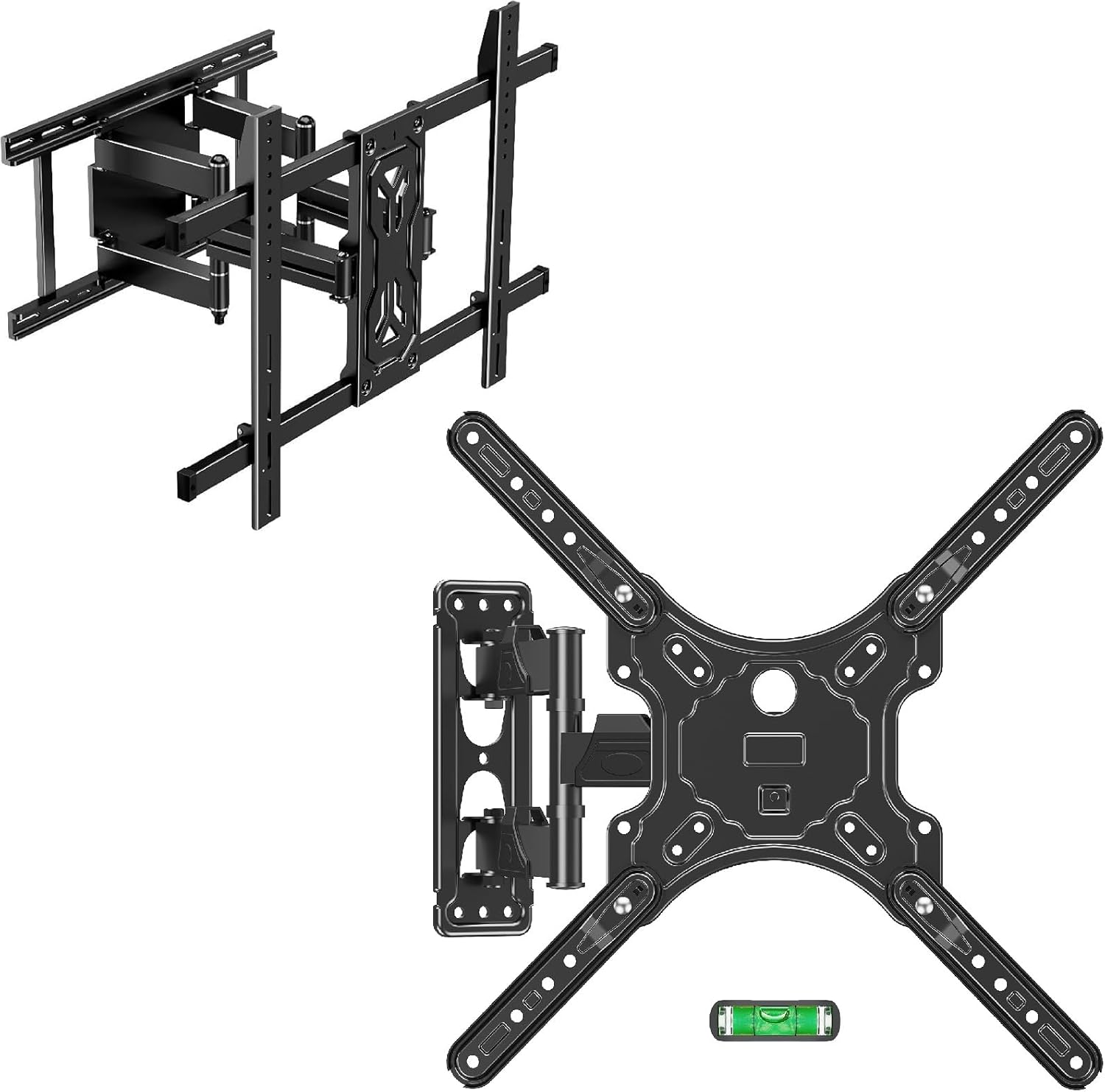 MOUNTUP MU0096 Full Motion TV Wall Mount for 50-110 Inches TVs & MU0009 Full Motion TV Wall Mount for 26-55 Inches TVs Bundle