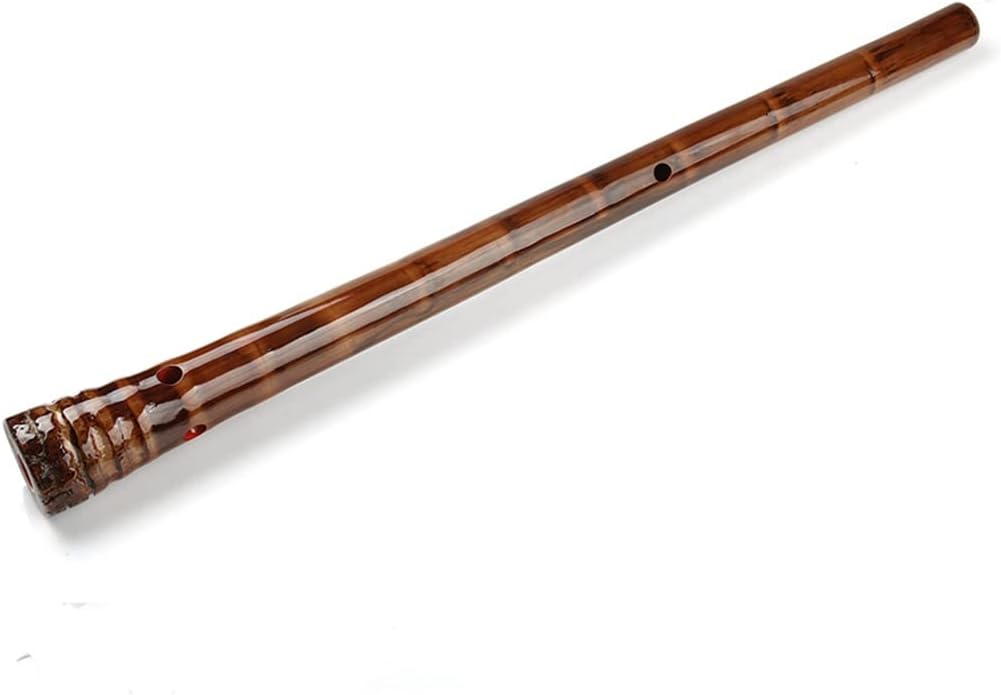 GF Key 8Holes Professional Brown Glossy Vertical Traditional Chinese Woodwind Musical Instruments(F Key)