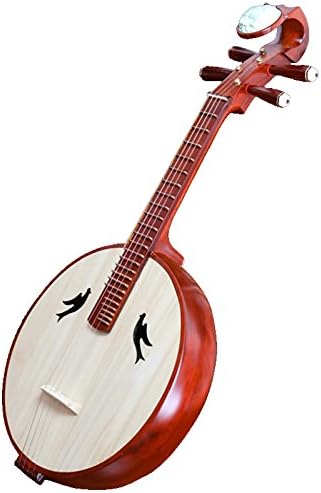 OrientalMusicSanctuary Performer's Hardwood Zhongruan - Chinese Ruan Lute