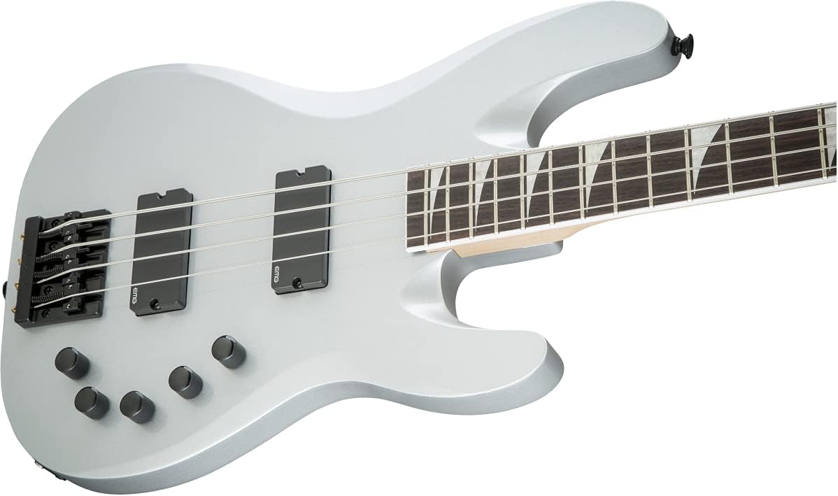 Jackson X Series Signature David Ellefson Concert Bass CBX IV, Quicksilver, Laurel Fingerboard