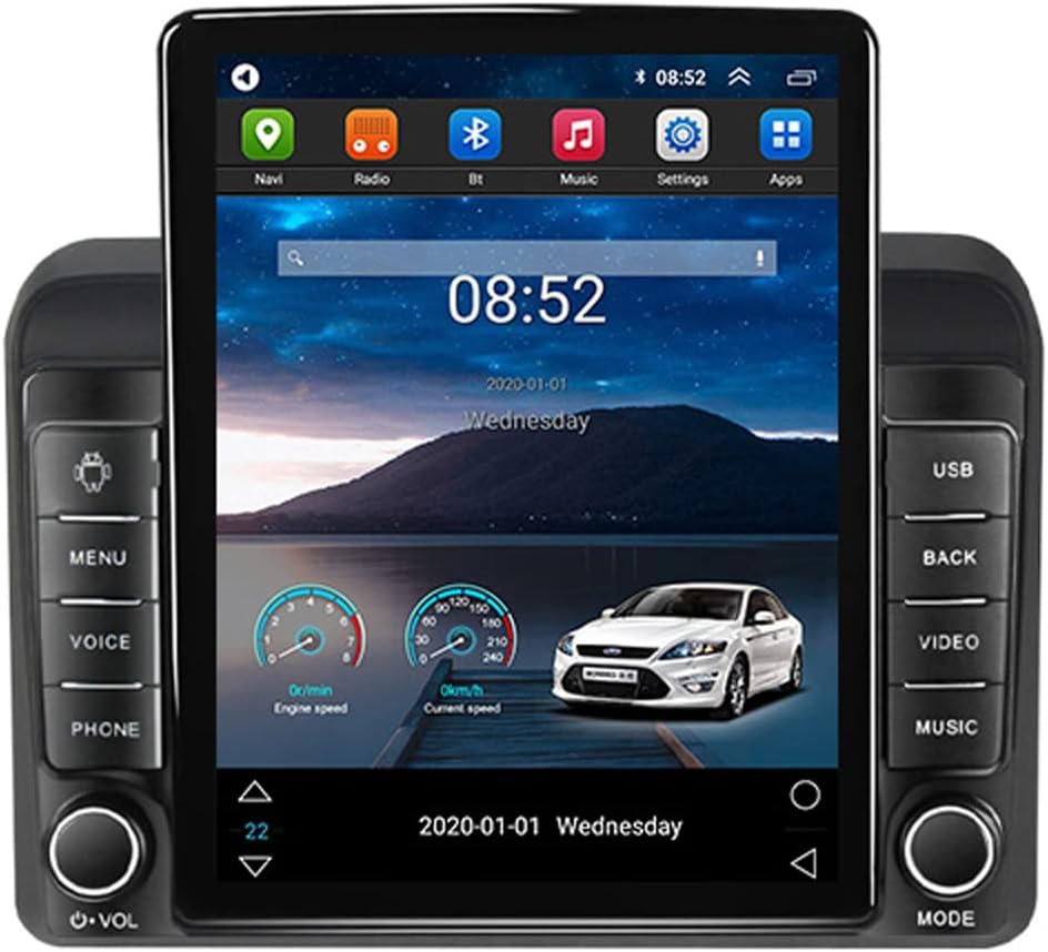 Double Din Car Stereo Radio with iOS Carplay, 9.7 in Touch Screen Bluetooth Multimedia MP5 Player for Suzuki Ertiga 2018-2020 with Backup Camera/SWC/USB/FM Audio Receiver,Ts200 2g+32g