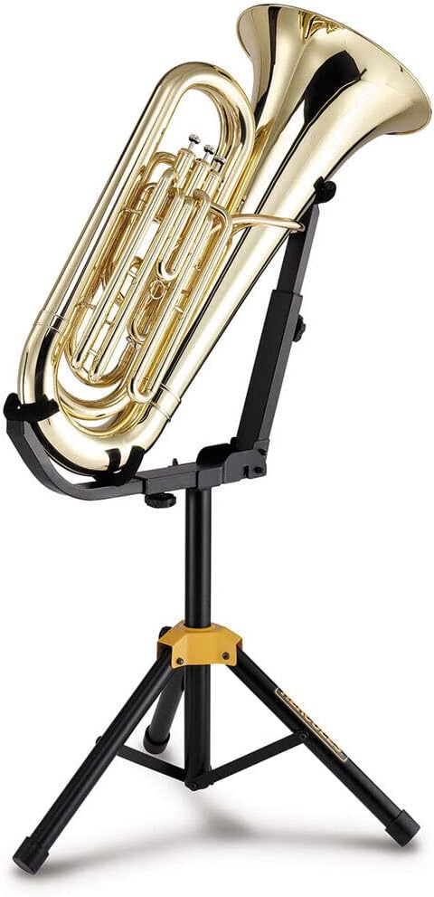Hercules DS552B Tuba, Euphonium, and Baritone Stand & DS550BB French Horn Stand with Bag