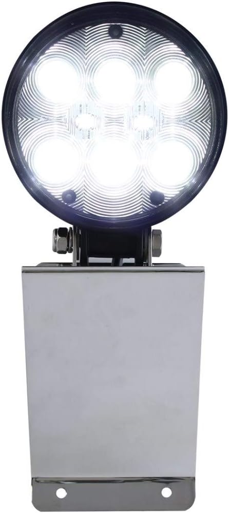GG Grand General 81750 Chrome Plated Medium Z Bracket with 4.5 inches LED Work Light