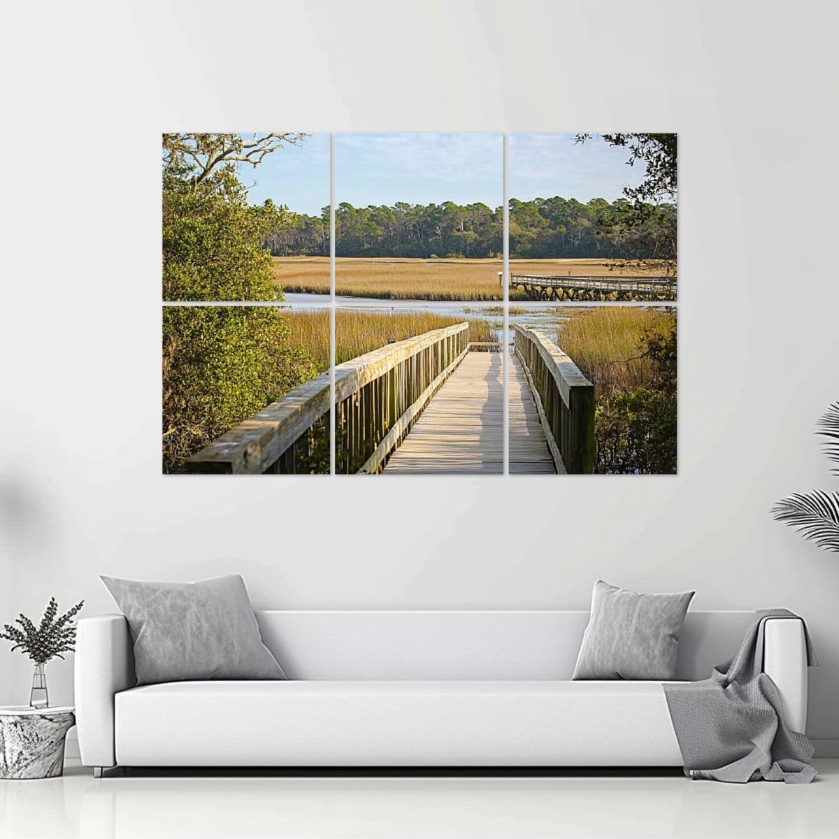 6 Pack Art Acoustic Panels Of The Low Country Soundproof Wall Panels, 48