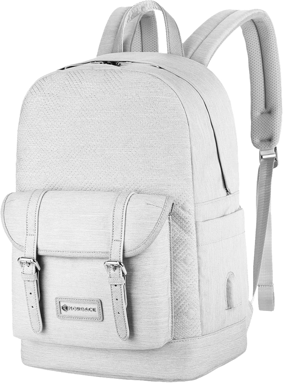 Nordace Comino Classic Backpack for with USB Charging Port, Water Resistant - 15.6 Inch Laptop Backpack for Everyday (Gray)