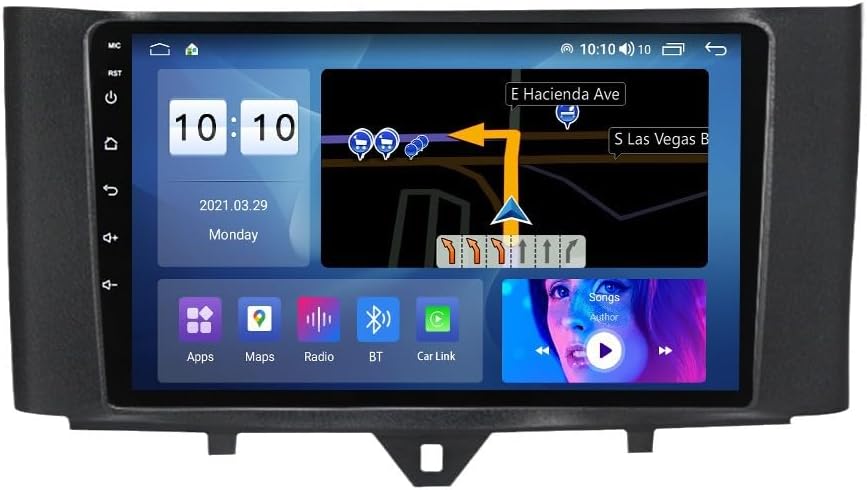 Generic Car Stereo Radio for Benz Smart Fortwo 2011-2015 2G RAM+32G ROM…