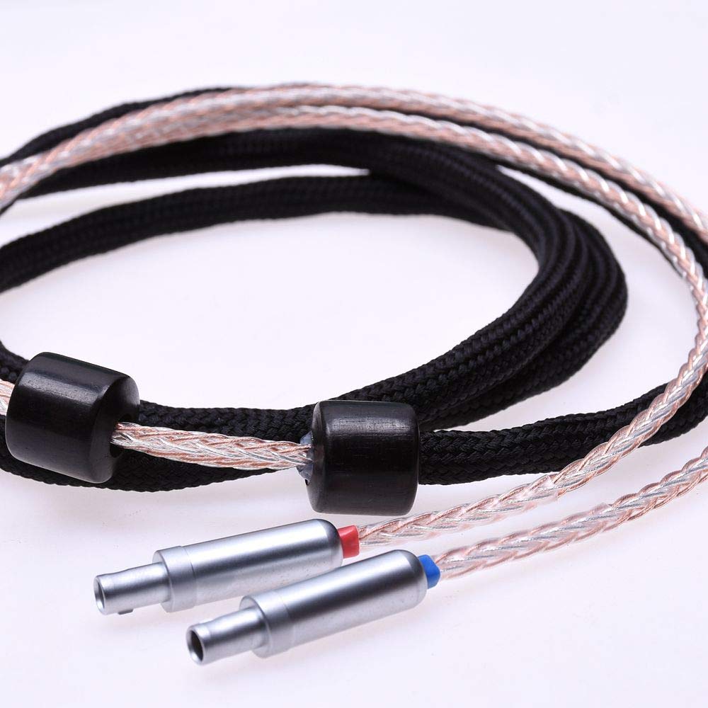 16 Cores 5N Silver Plated Hybrid Cable Compatible with for SENNHEISER HD800 (1.2M 16 Cores Hybrid, 4Pin XLR)