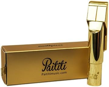 Paititi Professional Gold Plated Tenor Saxophone Metal Mouthpiece #7