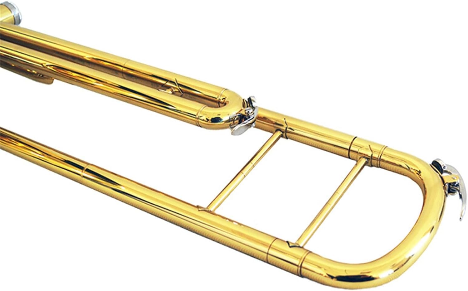 Professionals euphonium Instrument C-key Trombone Lacquered Gold Brass Bow Trombone Stage Performance Gold