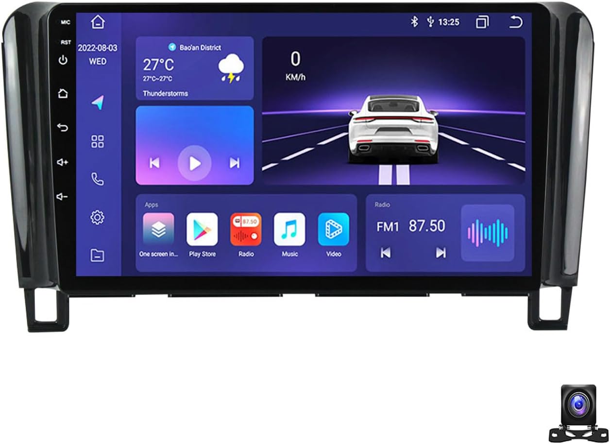 9 Inch Android 13 Car Radio Compatible with Nissan Serena 4 2010~2016 Bluetooth Car Stereo Compatible with Carplay Android Auto, Navigation, Steering Wheel Controls, Backup Camera,M700S 8G+128G