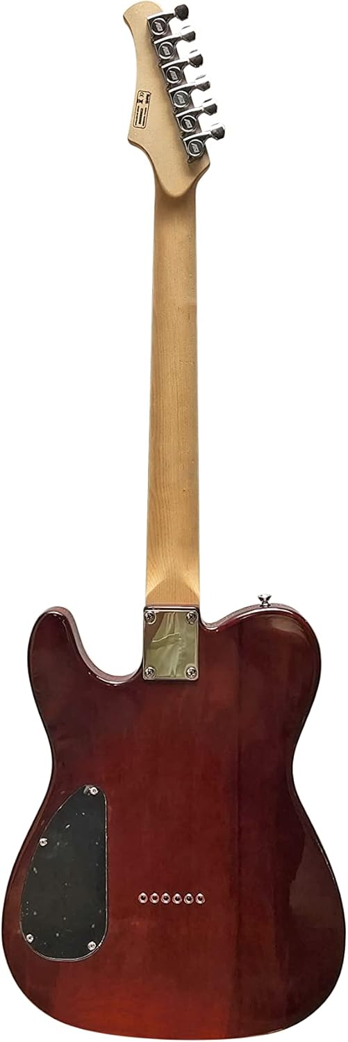 IYV-ITF-350 6 string Solid Top-Semi Hollow Body Electric Guitar, Natural