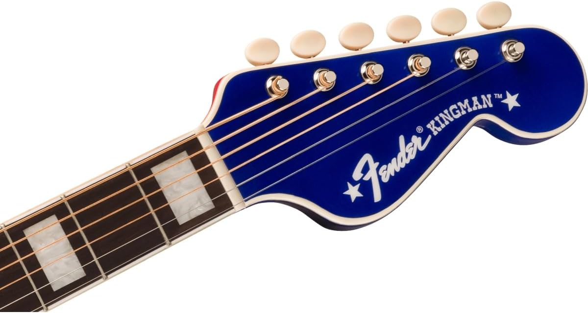 Fender Buck Owens Kingman Acoustic-electric Guitar - Red, White, and Blue