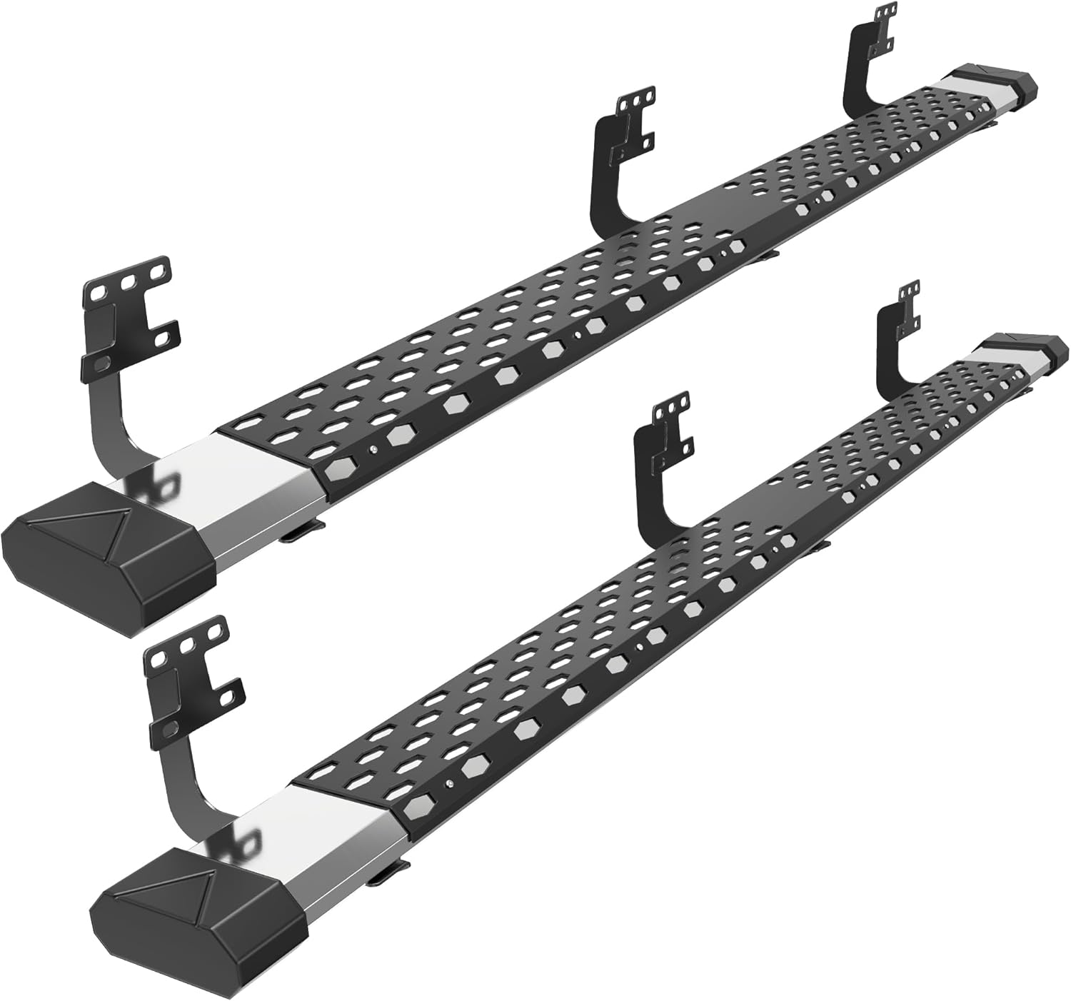 6 inches Running Boards Side Steps Compatible for 2019-2024 Dodge Ram 1500 Crew Cab New Body