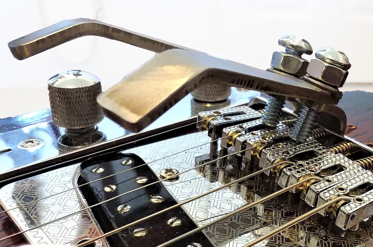 Re-LapZ B-Bender Kit (Double) - No-Drilling After-Market String Bender for Lap Steel & Top-Load Electric Guitars