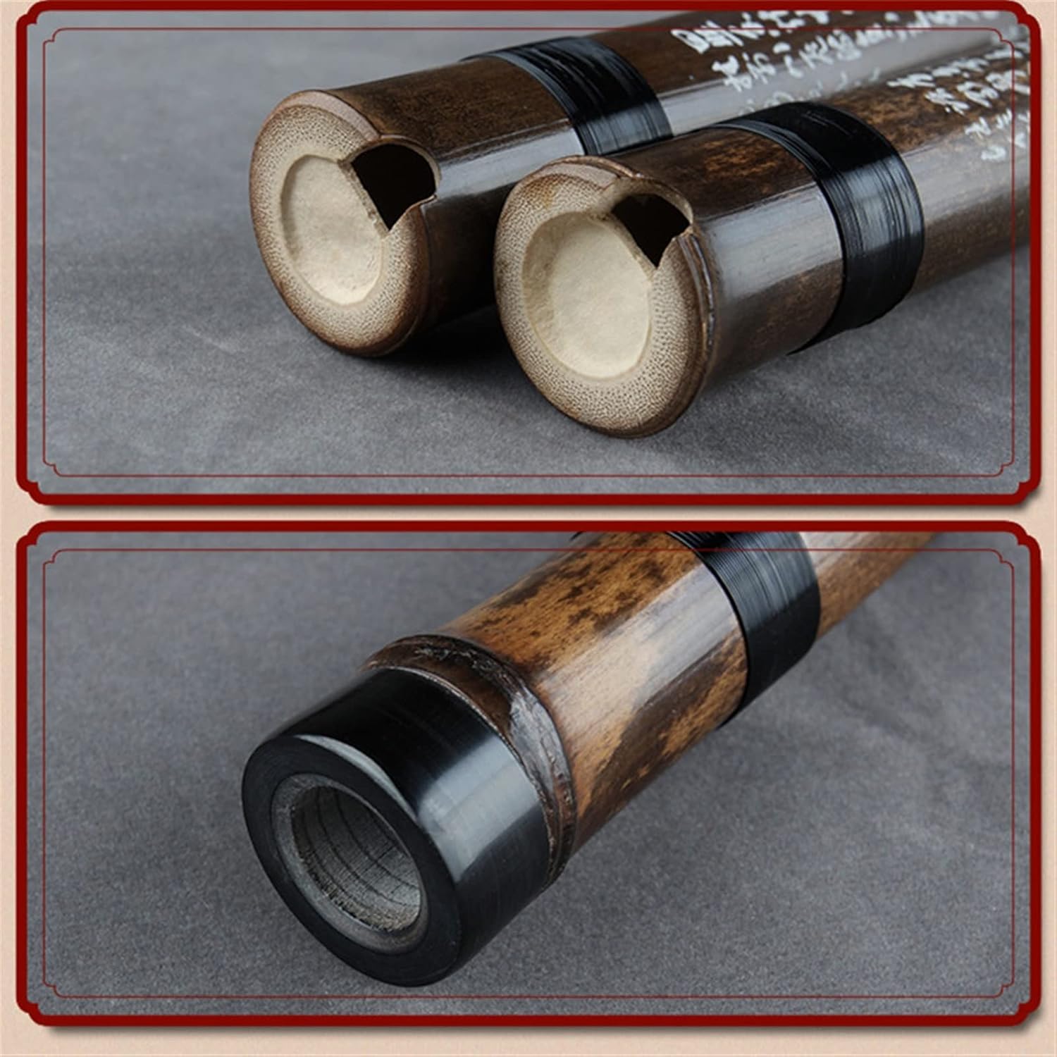 G/F Key Chinese Bamboo Flute Xiao Woodwind Vertical Traditional Musical Instrument Flute (Color : 3 F)