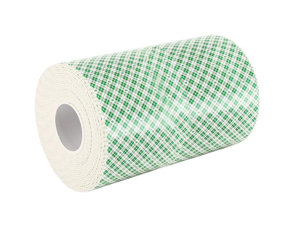 3M 4032 Double Coated Urethane Foam Tape - 9 in x 5 yd (15 ft) Tape Roll for Permanent Bonding. Sealing Tapes (1 Roll)