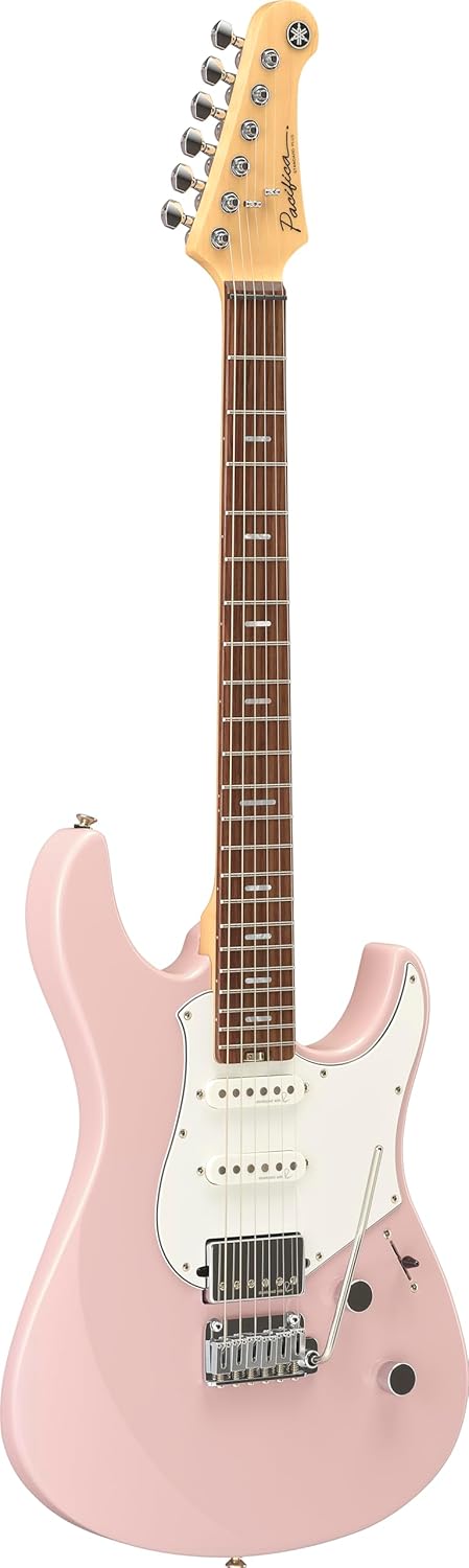 Yamaha Pacifica Standard Plus Electric Guitar With Gig Bag, Ash Pink