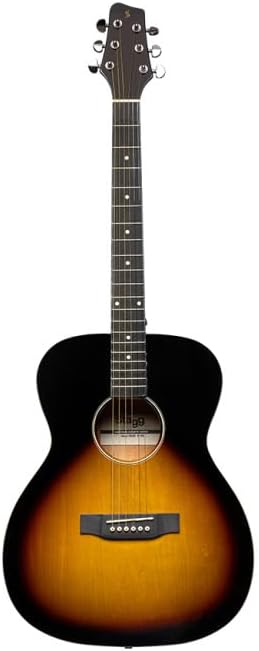 Stagg 6 String Acoustic Guitar, Right, Sunburst (SA35 A-VS)