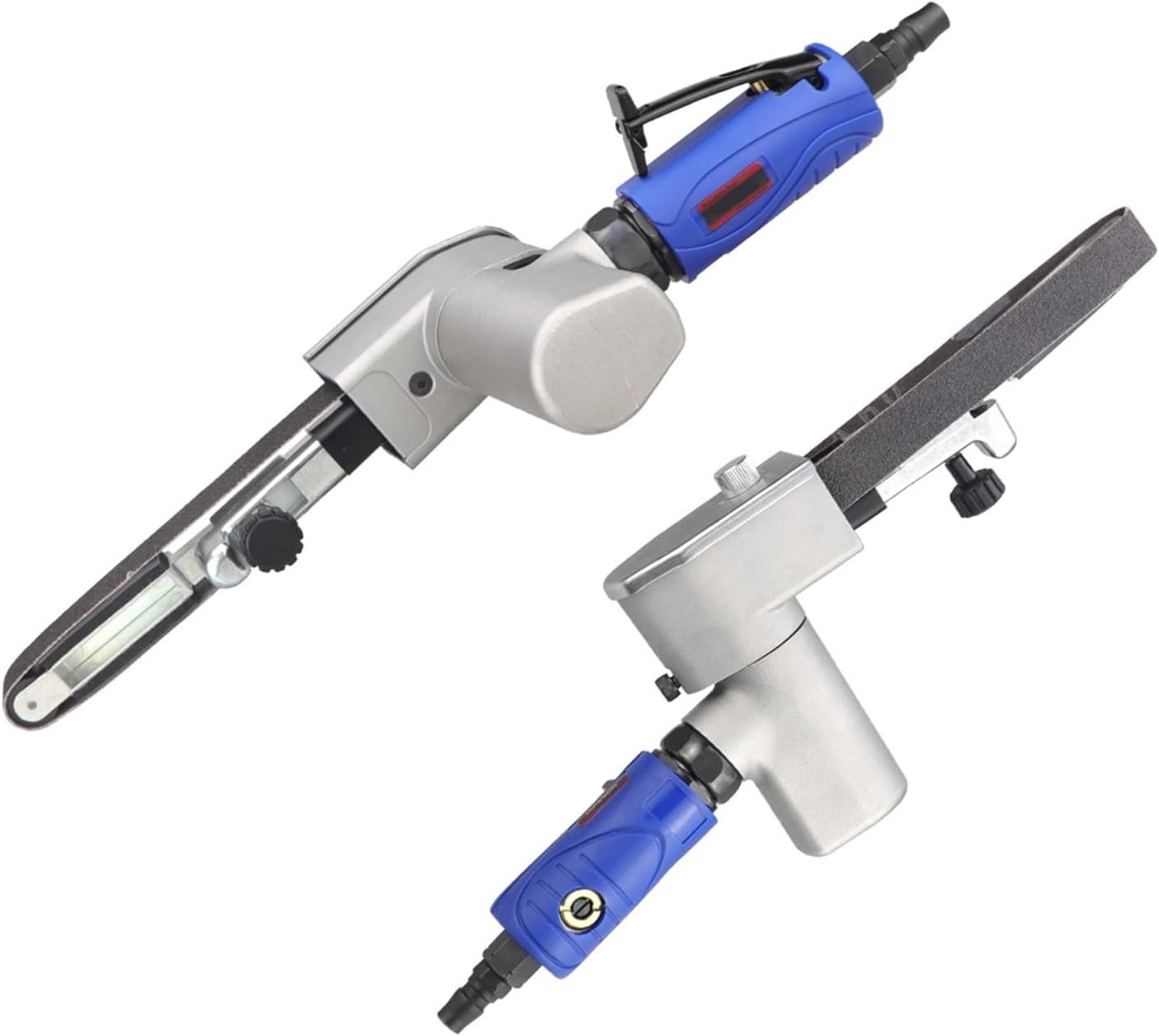 Pneumatic Belt Sander Grinder 360 Degree Rotate Folding Angle Sanpaper Machine Wood Working Air Tools for Woodworking