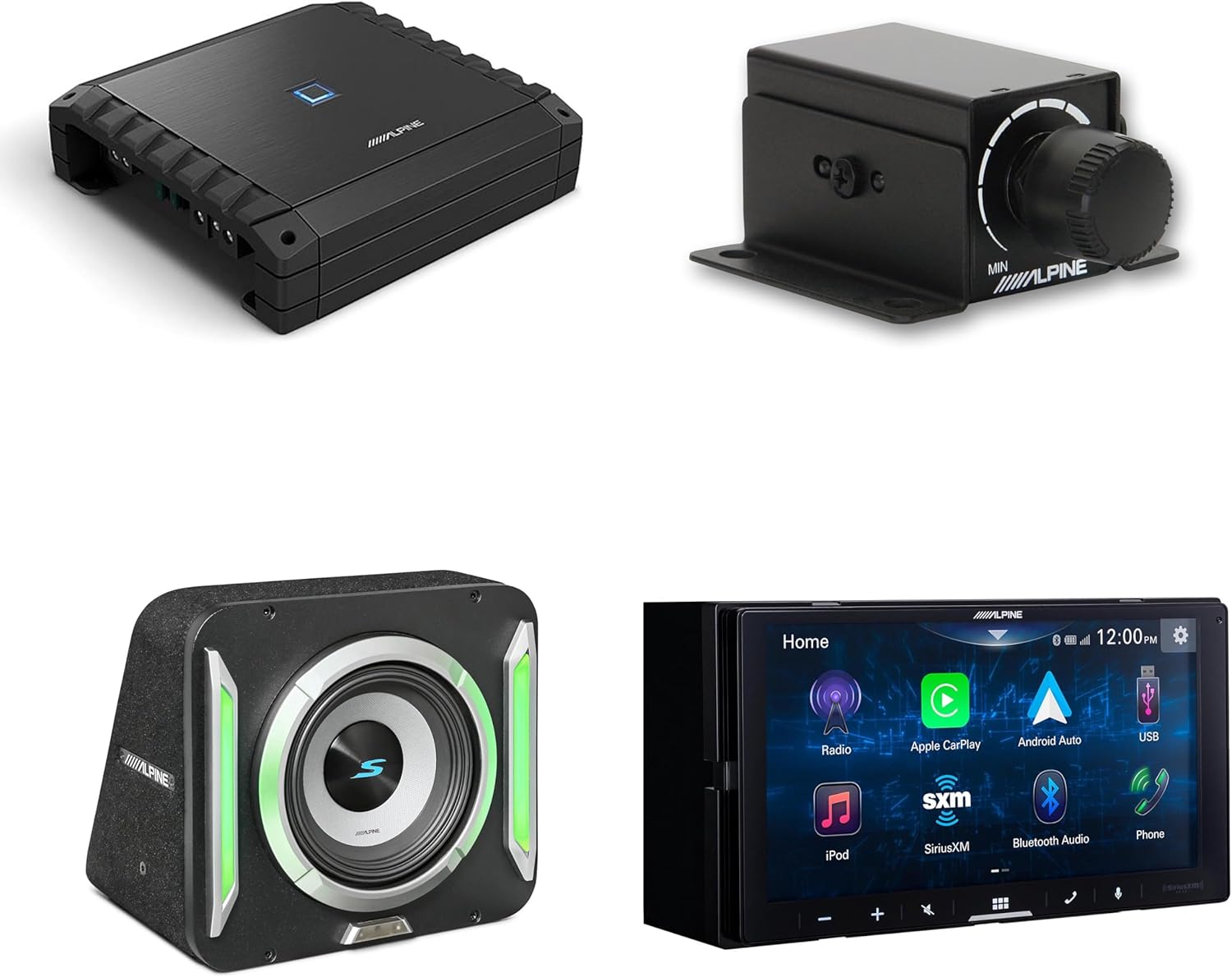 Alpine iLX-W670-S Receiver & S2-SB8 PrismaLink™ S2-Series 8