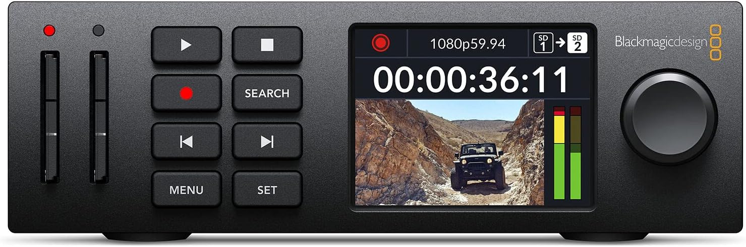 Blackmagic Design HyperDeck Studio HD Mini Studio-Recorder Black