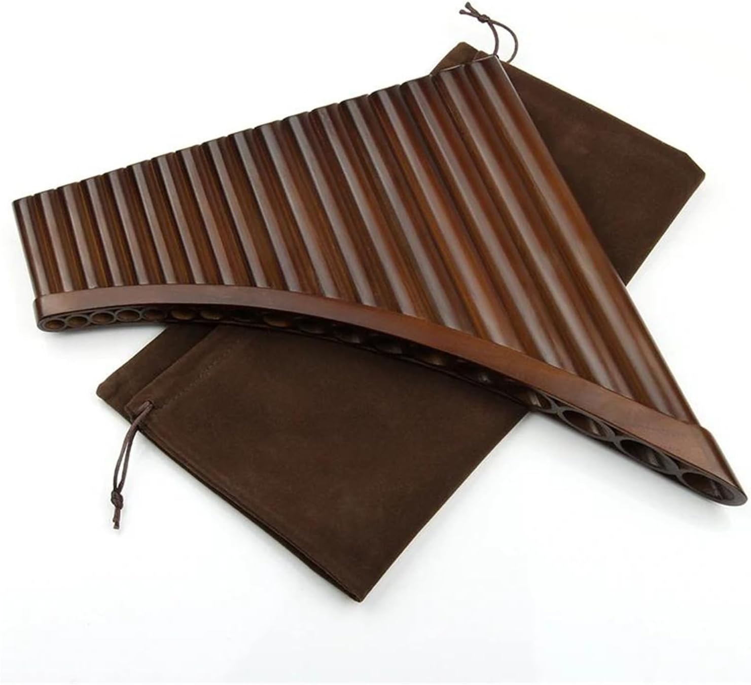 18 pipe bamboo pan flute F key woodwind instrument