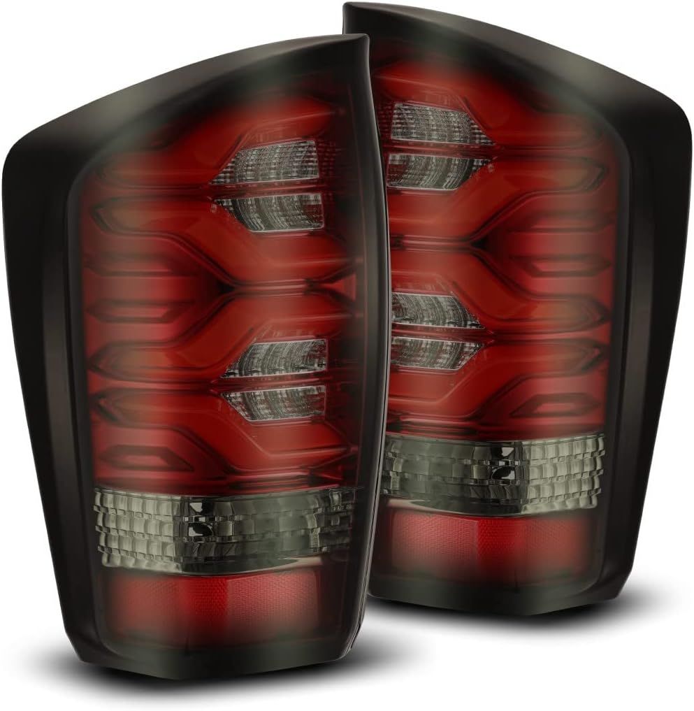 AlphaRex For Toyota Tacoma 2016-2020 LED Tail Lights PRO-Series | Red Smoke | 680020