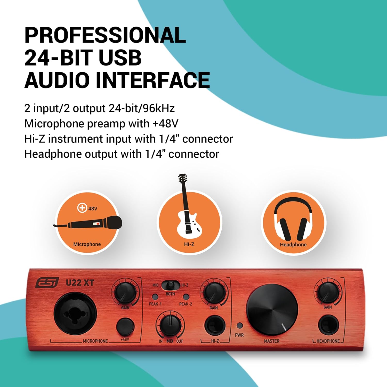 U22 XT cosMik Set: All-In-One Recording Bundle with Interface, Mic, Headphones, and Software for Professional Studio Quality