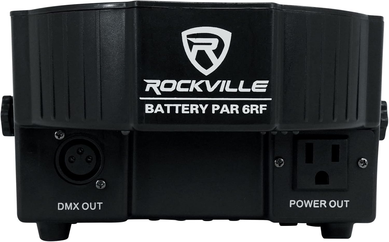 Rockville Battery PAR 6RF Bundle: 6 RGBWA+UV 22W Battery Powered Wireless DMX Par Wash Lights, RLBP6 Padded Backpack Bag for Uplighting Transport, 7-Items