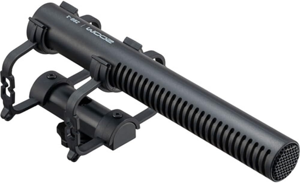 Kellards Zoom ZSG-1 On-Camera Shotgun Microphone Bundle with Vello V-Rig 4.1