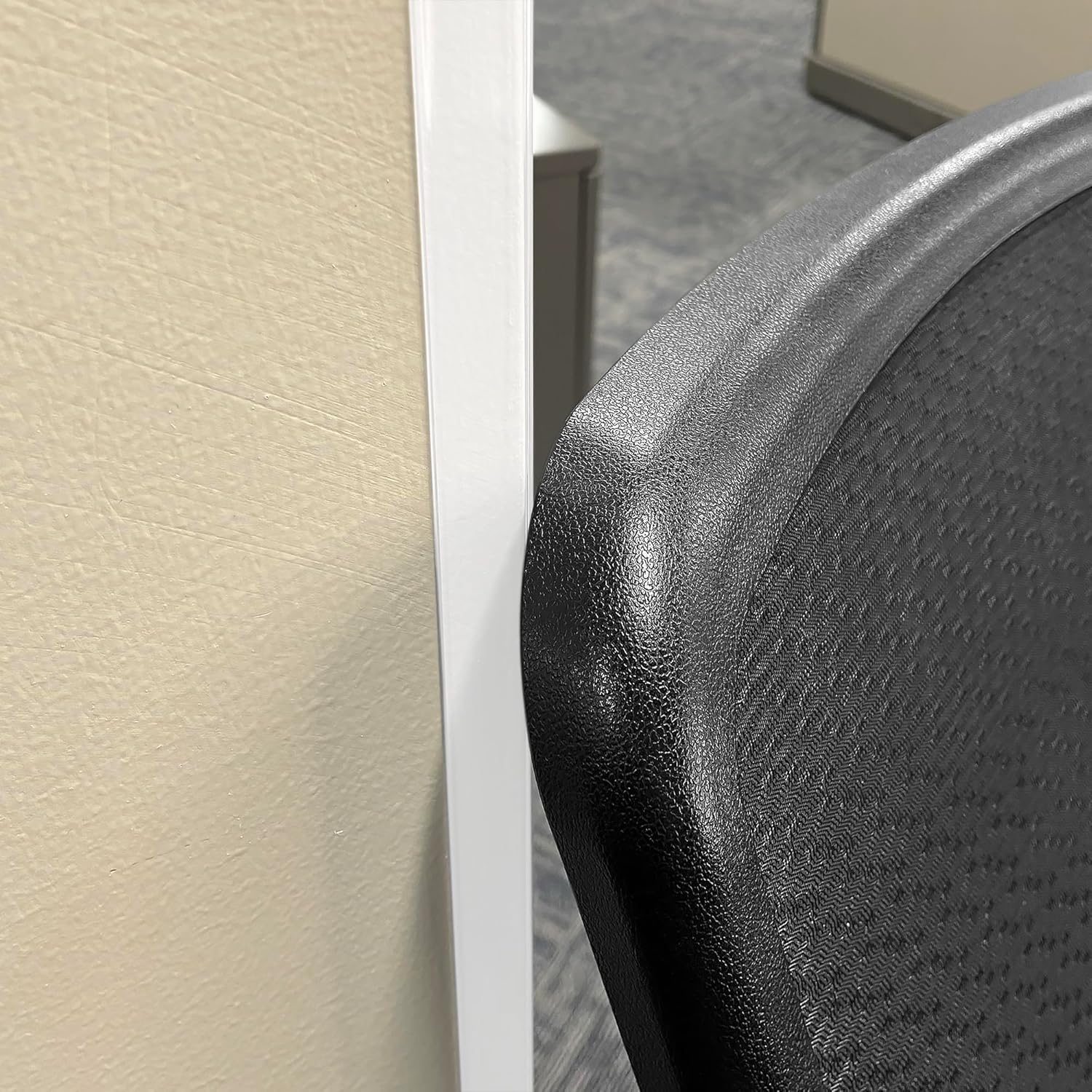 Prime-Line MP10069 Vinyl Corner Shield, White – 2-3/8” x 48” – Durable Vinyl Corner Guards, Easy to Install, Protects Wall Edges from Paint Chips, Wallpaper Tears, and Fingerprints (6 Pack)