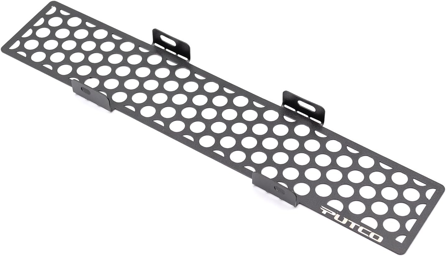 Putco Bumper Grille Inserts Fits Ford Super Duty 2023-2025 Punch Design Black Powdercoated