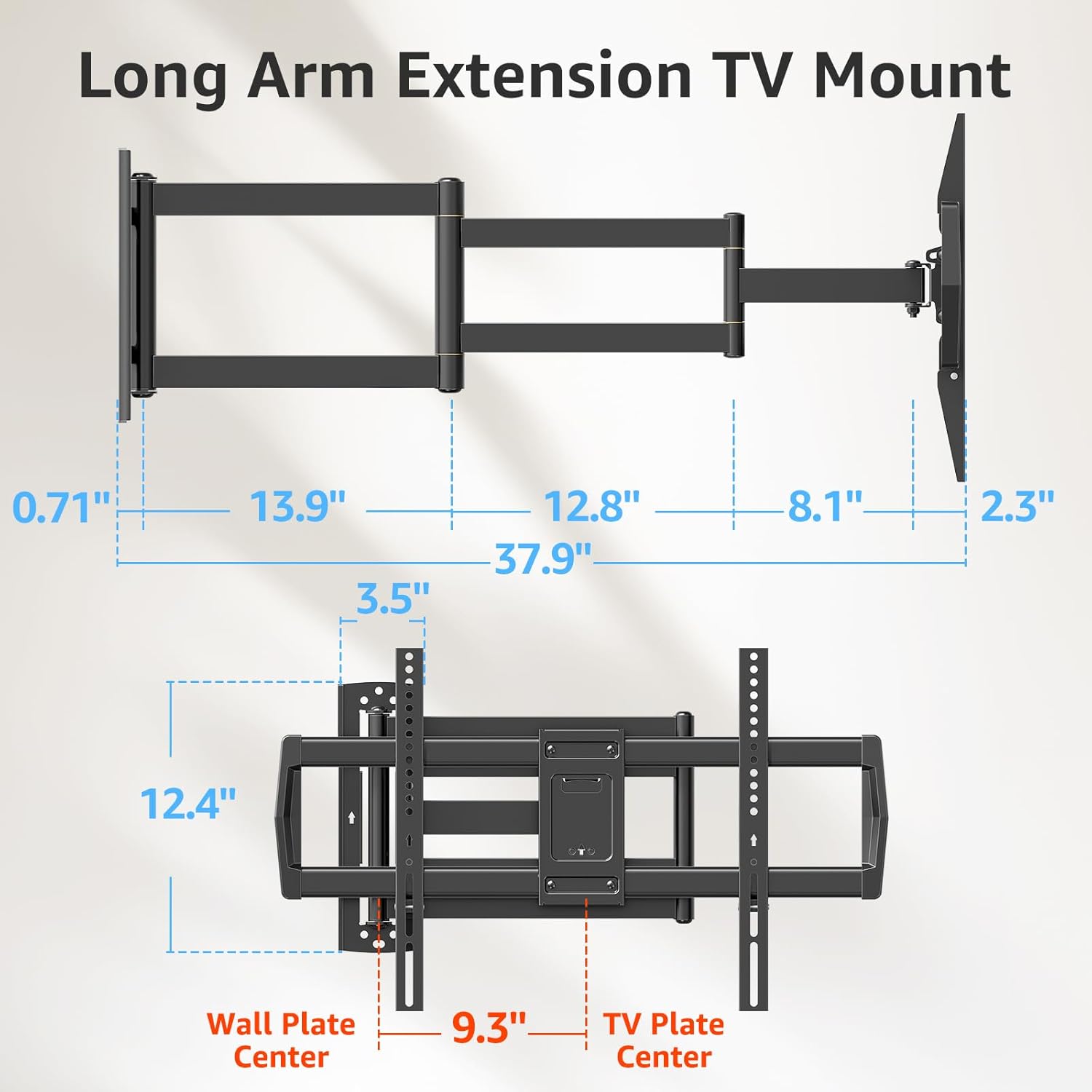 MOUNTUP Outdoor TV Mount Weatherproof for Most 42-75 Inch TVs, Max VESA 600x400mm 99 LBS Loading and MOUNTUP Corner TV Wall Mount for Most 32-75 Inch TVs, Max VESA 600X400mm, up to 99lbs