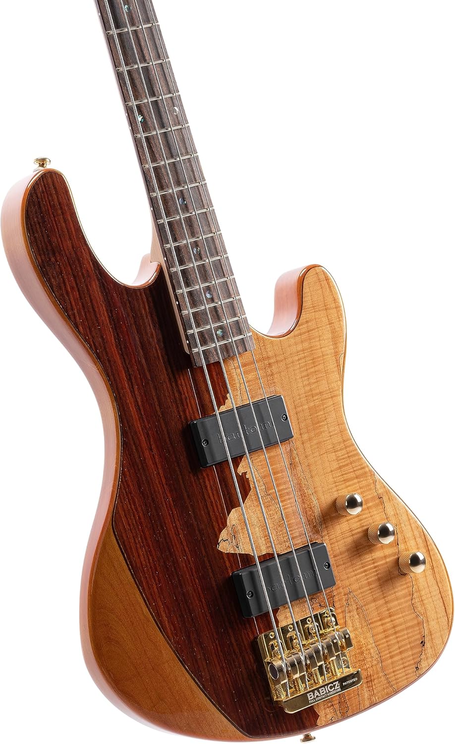 Cort Rhythmic Series Jeff Berlin Signature 5-String Bass Guitar, Natural Glossy