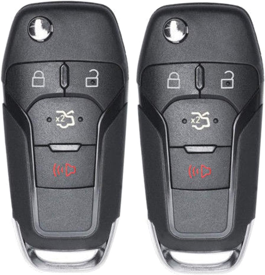 Beefunny Folding Flip Remote Car Key Fob 315MHz 4 Button for Ford Fusion 2013-2016 164-R7986 N5F-A08TAA (2)