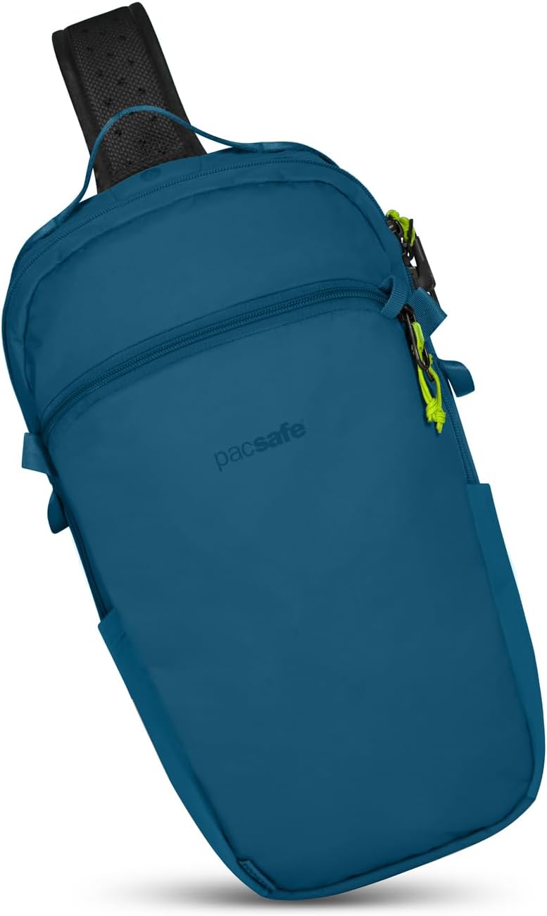 Pacsafe ECO 12L Anti Theft Sling Backpack, Tidal Teal