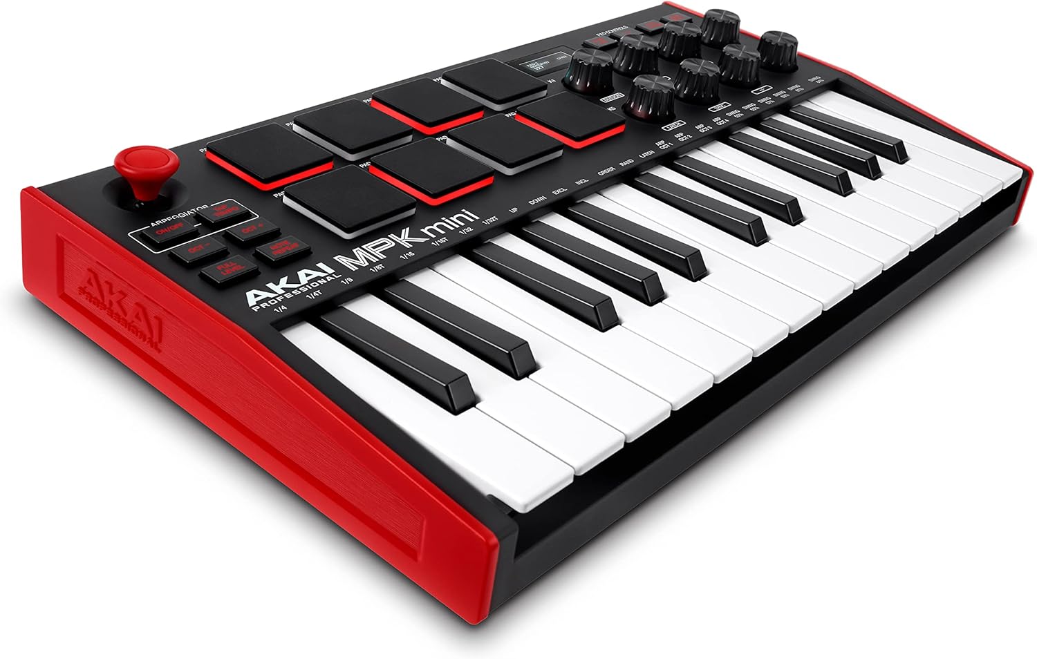 AKAI Professional Fire – USB MIDI Controller for FL Studio with 64 pad RGB Clip/Drum Pad Matrix & Professional MPK Mini MK3-25 Key USB MIDI Keyboard Controller With 8 Backlit Drum Pads