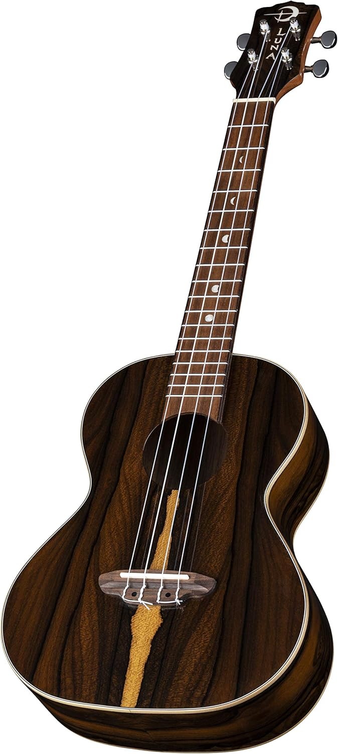 Luna Guitars Ziricote, 4-String Tenor Ukulele with Gigbag (UKE ZIRI T)